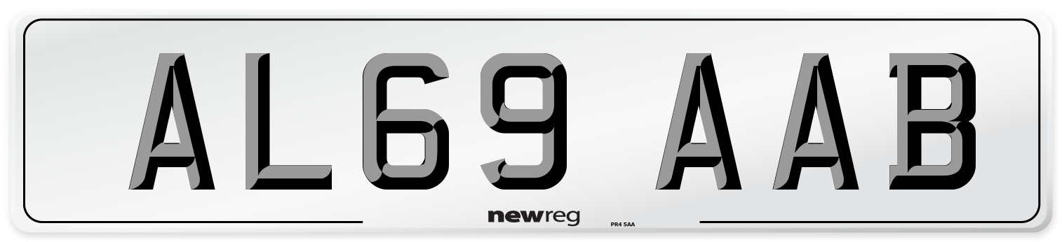AL69 AAB Number Plate from New Reg